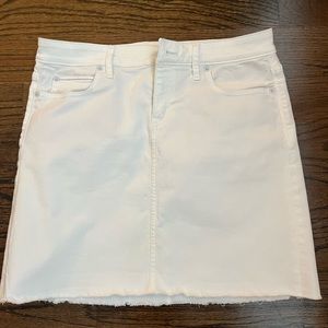 Vineyard Vines Raw Hem Denim Skirt
